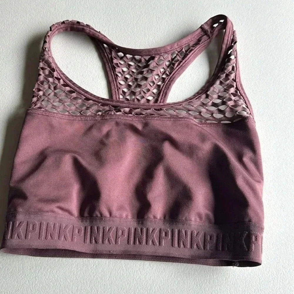PINK Victoria's Secret Mesh Sports Bra